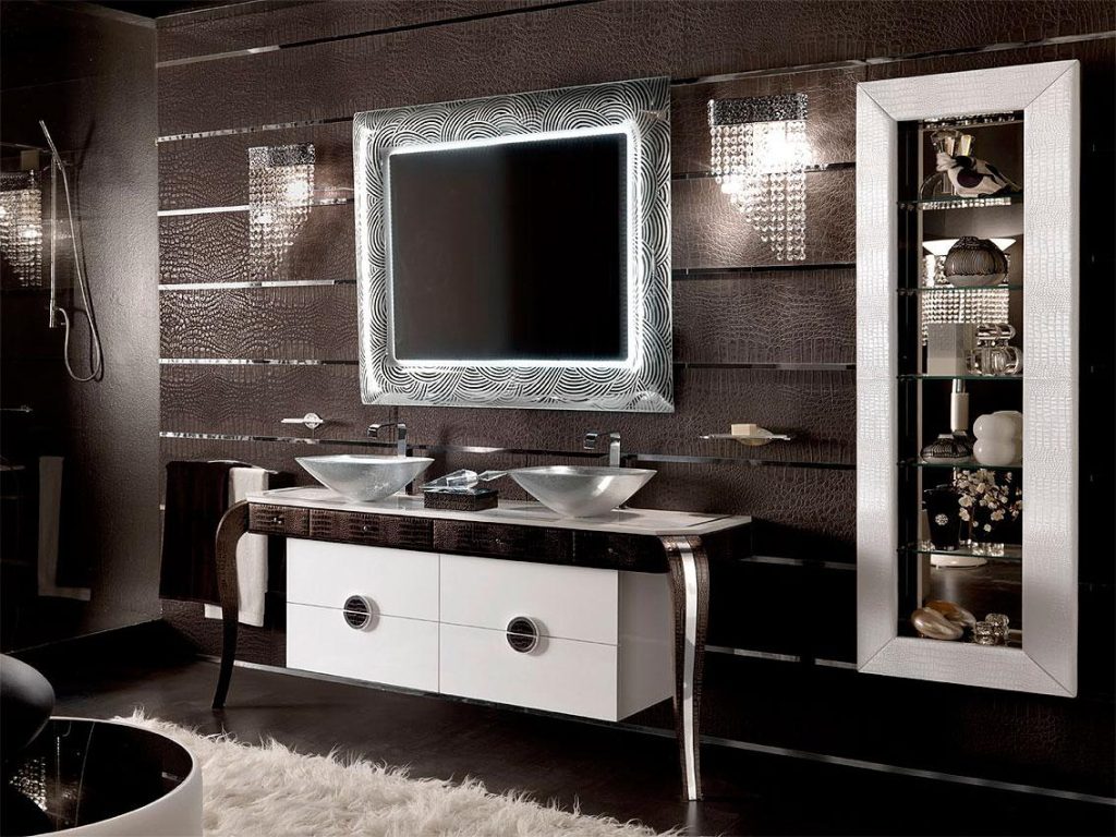 мебель для ванной в стиле ар-деко