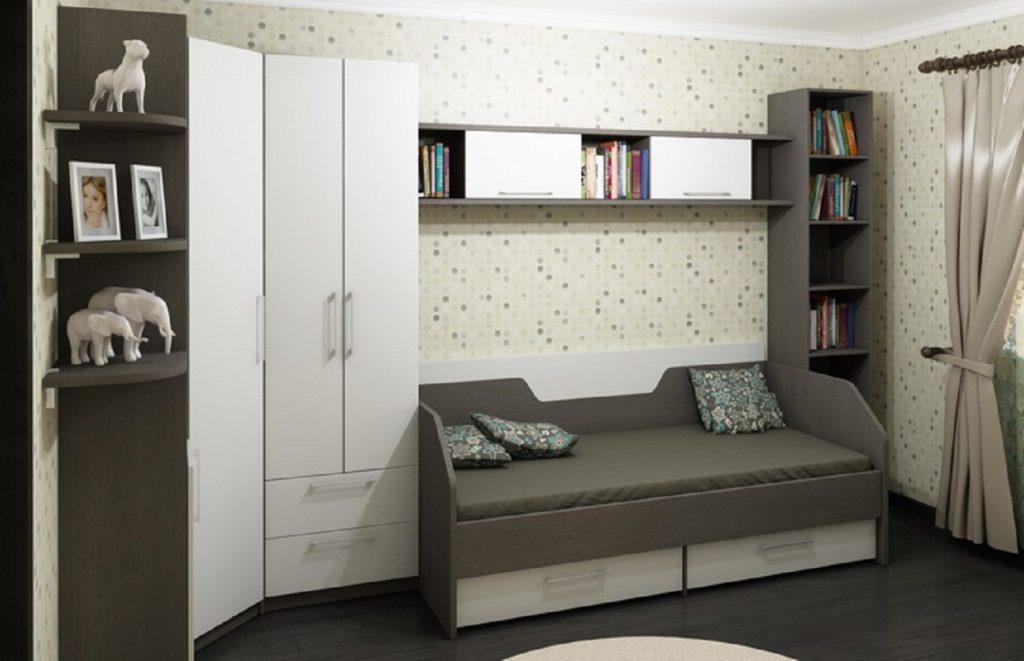 Варианты кроватей с выдвижными ящиками