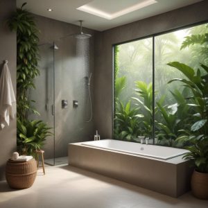 Душевая система с тропическим душем скрытого монтажа: принципы установки и особенности эксплуатации