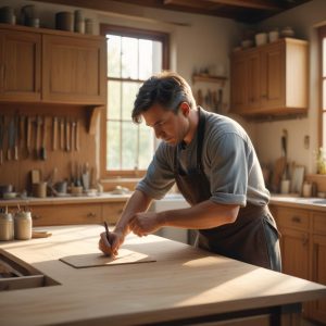 Стоимость окраски кухонных фасадов из МДФ и массива